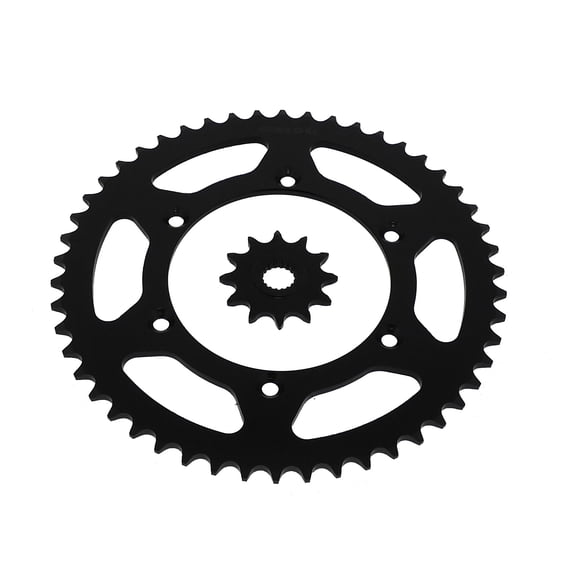 Front 12 Tooth and 50 Tooth Rear Black Sprockets fit Suzuki RM125 1990-2008