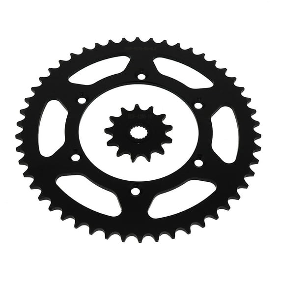 Front 13 Tooth & 50 Tooth Rear Black Sprocket fits Suzuki RM125 1990 - 2008