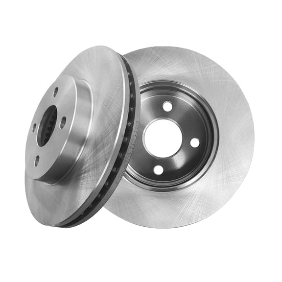 Front 256.05mm Brake Disc Rotors For For 2003-2007 Saturn ION 4 Stud Wheel