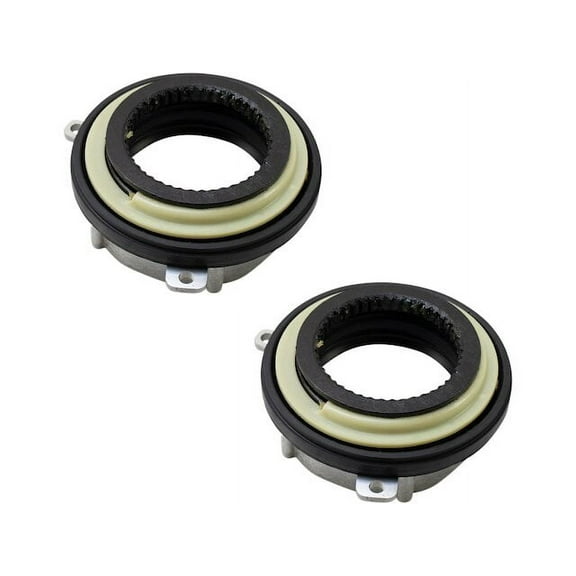 Front 4WD Hub Locking Actuator Set 2 Piece Set - Compatible with 2003 - 2015 Lincoln Navigator 4WD 2004 2005 2006 2007 2008 2009 2010 2011 2012 2013 2014