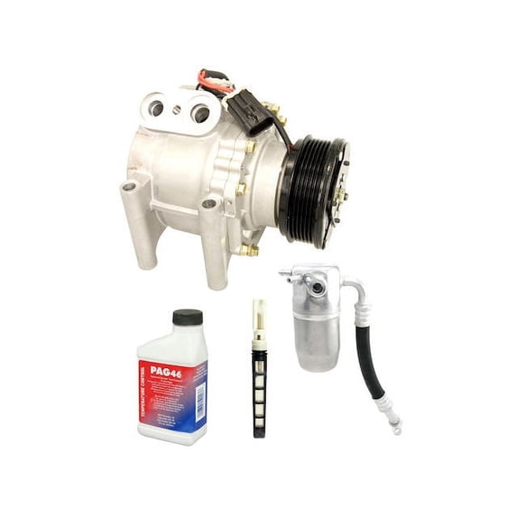Front A/C Compressor Kit - Compatible with 2004 - 2006 GMC Envoy XL 4.2L 6-Cylinder 2005