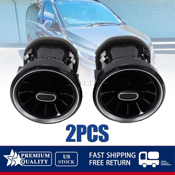 2x Car Front Dash A/C Air Condition Vent Outlet For Benz V Class W447 Vito