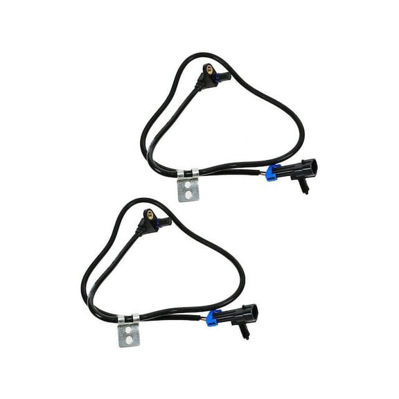 Front ABS Wheel Speed Sensor Set 2 Piece - Compatible with 1998 - 2004 Chevy S10 4WD 1999 2000 2001 2002 2003