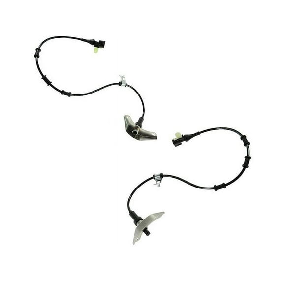 Front ABS Wheel Speed Sensor Set 2 Piece - Compatible with 1999 - 2002 Ford E-450 Econoline Super Duty 2000 2001