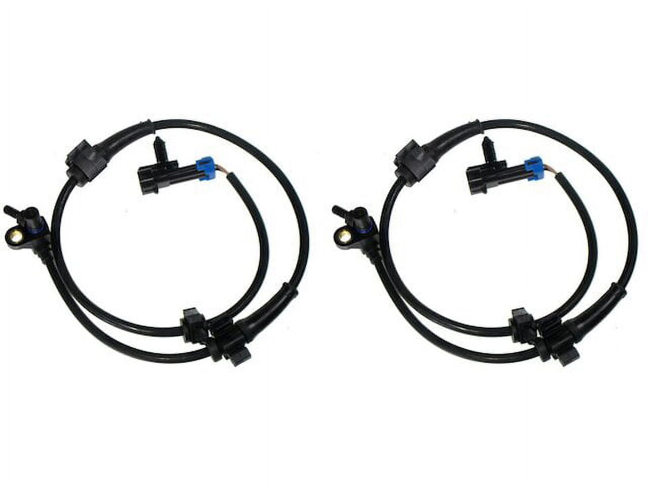 Front ABS Wheel Speed Sensor Set 2 Piece Compatible with 2002 2006 Chevy Avalanche 1500 2003