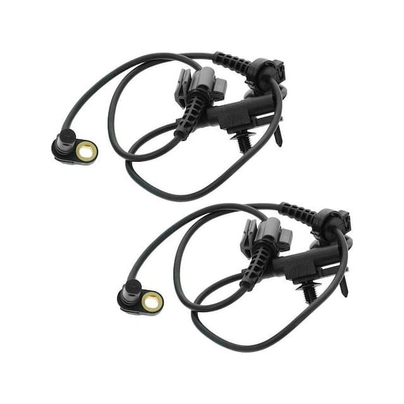 Front ABS Wheel Speed Sensor Set 2 Piece - Compatible with 2007 - 2013 Chevy Silverado 1500 2008 2009 2010 2011 2012