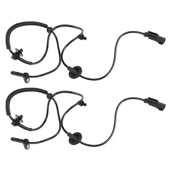 Front ABS Wheel Speed Sensor Set 2 Piece - Compatible with 2009 - 2017 Chevy Traverse 2010 2011 2012 2013 2014 2015 2016