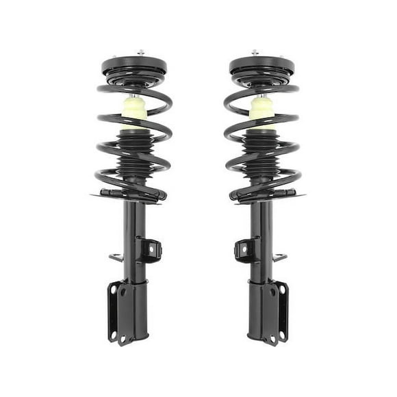 Front Air Spring to Coil Spring Conversion Kit - Compatible with 2000 - 2006 BMW X5 2001 2002 2003 2004 2005