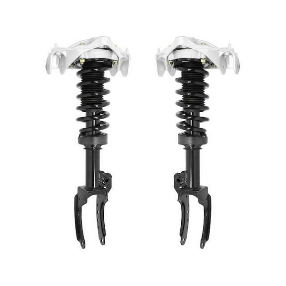 Front Air Spring to Coil Spring Conversion Kit - Compatible with 2007 - 2015 Audi Q7 2008 2009 2010 2011 2012 2013 2014