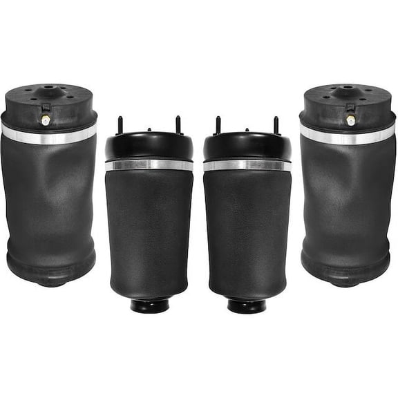 Front Air Suspension Spring Set - Compatible with 2010 - 2012 Mercedes-Benz GL350 2011