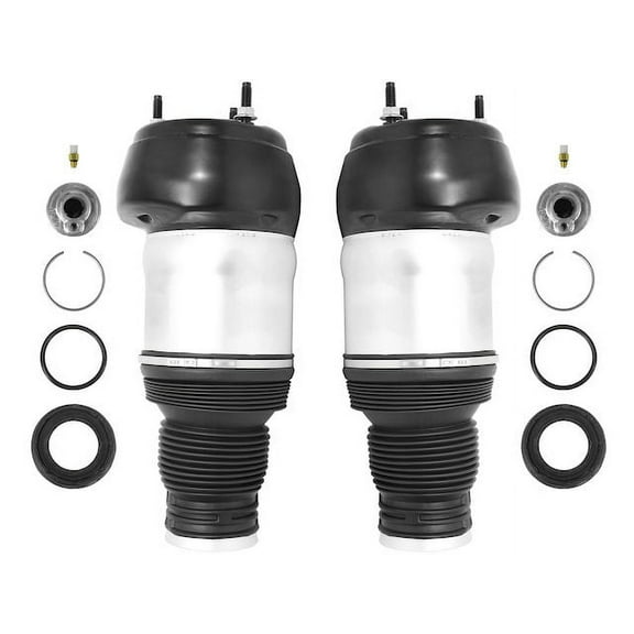 Front Air Suspension Spring Set - Compatible with 2012 - 2014 Mercedes-Benz ML550 2013