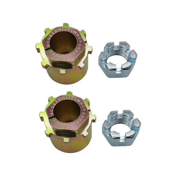 Front Alignment Caster Camber Bushing Kit - Compatible with 1980 - 1996 Ford F-150 4WD 1981 1982 1983 1984 1985 1986 1987 1988 1989 1990 1991 1992 1993 1994 1995