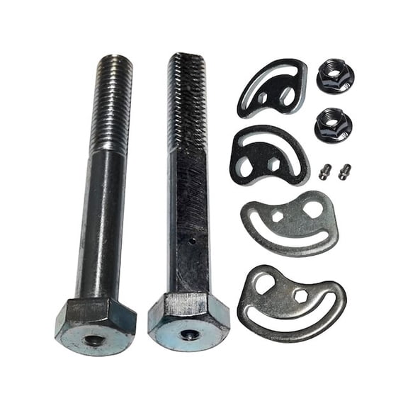 Front Alignment Caster Camber Kit - Compatible with 1999 - 2018 Chevy Silverado 1500 2000 2001 2002 2003 2004 2005 2006 2007 2008 2009 2010 2011 2012 2013 2014 2015 2016 2017