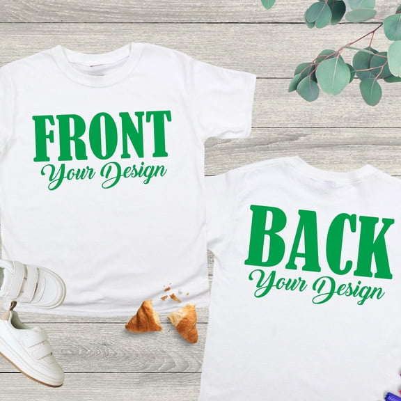 Front And Back Custom Shirt Personalized Tshirt Custom Picture Custom Text Shirt Inspired
