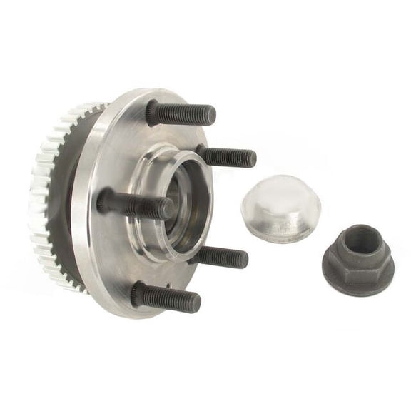 Front Axle Bearing and Hub Assembly Repair Kit - Compatible with 1989 - 1992 Volvo 740 1990 1991