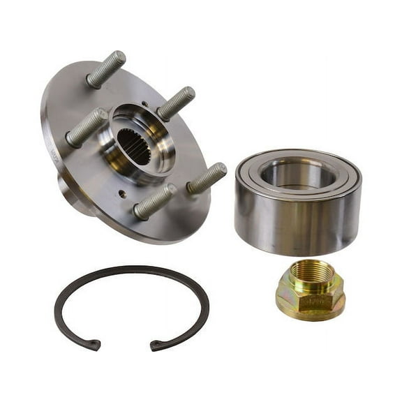 Front Axle Bearing and Hub Assembly Repair Kit - Compatible with 2007 - 2016 Honda CR-V AWD 2008 2009 2010 2011 2012 2013 2014 2015