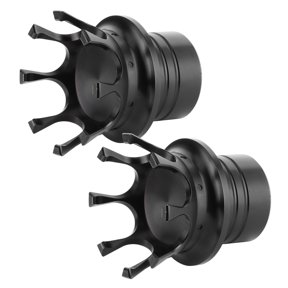 Front Axle Cap Covers Distinctive Crown Styling CNC Aluminum Alloy for Motorbike ModificationBlack