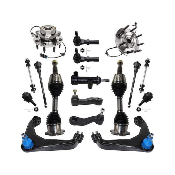 Front Axle Control Arm Ball Joint Kit - Compatible with 2001 - 2003, 2005 - 2006 Chevy Silverado 1500 HD 2002