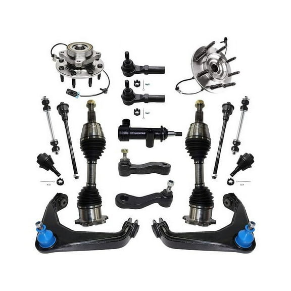 Front Axle Control Arm Ball Joint Kit - Compatible with 2001 - 2006 Chevy Silverado 2500 HD 2002 2003 2004 2005