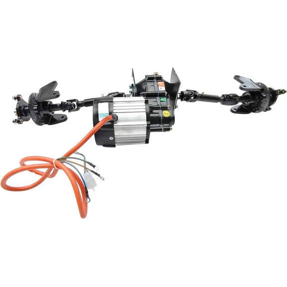 Front Axle Kit 4-Wheel, Drive Half Axle & Suspension Upper/Lower Swingarm for Drift Trike Golf Cart ATV Go Kart Quad Buggy