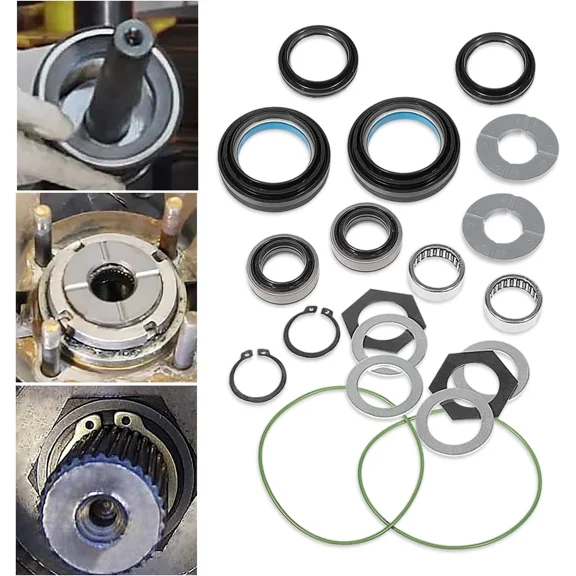 Front Axle Seal &Thrust Wahser Seal Kit For 98-04 Ford F250 F350 F450 Dana 50 60