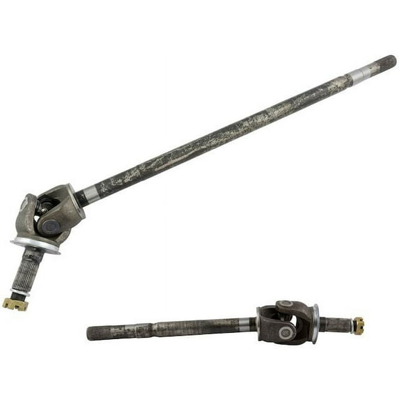 Front Axle Shaft Set 2 Piece - Compatible with 2006 - 2008 Dodge Ram 1500 Extended Crew Cab Pickup 2007