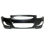 Front BUMPER COVER Compatible For HYUNDAI ACCENT 2014-2017 Primed Hatchback/Sedan From 10-15-2013