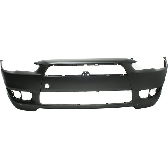Front BUMPER COVER Compatible For MITSUBISHI LANCER 2008-2015 Primed with Air Dam Holes Standard Type