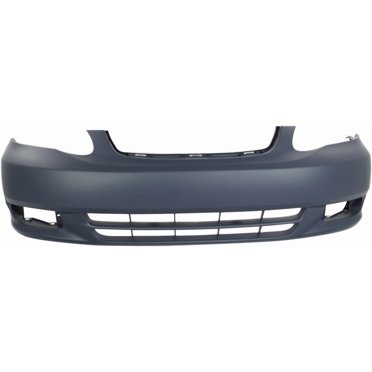 Front Bumper Cover Primed – For Toyota Corolla S 2003-2004, Direct Fit, JP Autowholesale