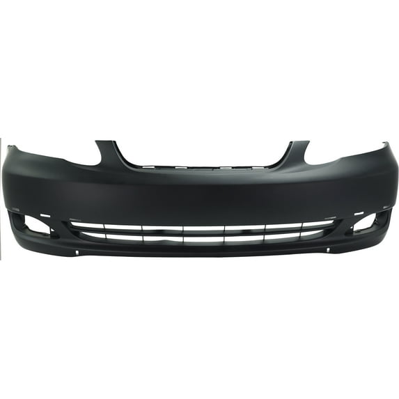 Front BUMPER COVER Compatible For Toyota Corolla 2005-2008 Primed with Spoiler Holes S/XRS Models - CAPA