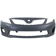 Front BUMPER COVER Compatible For Toyota Corolla 2011-2013 Primed Base/CE/L/LE Models North America Built
