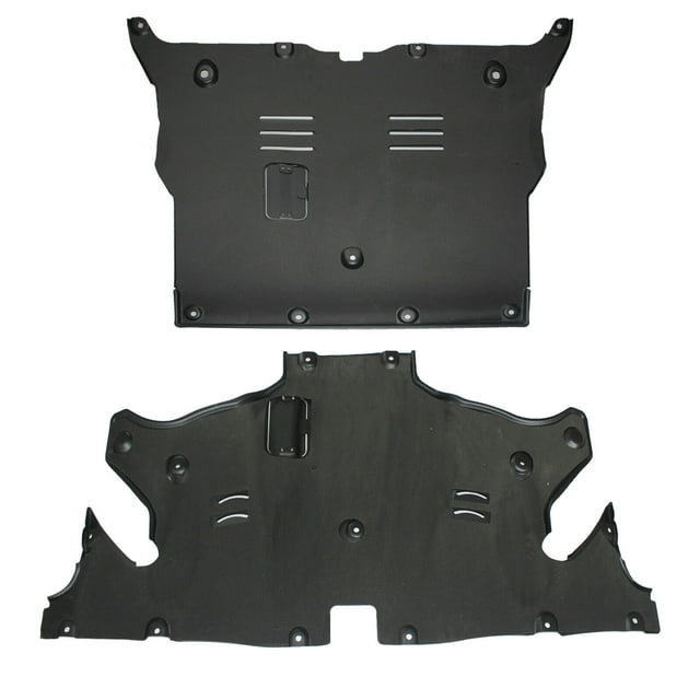 Front +Back Aluminum Skid Plate Under Engine Guard Cover Tesla Model 3