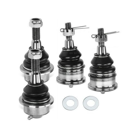 Front Ball Joint Kit 4 - Compatible with 1999 - 2004 Chevy Silverado 2500 2000 2001 2002 2003