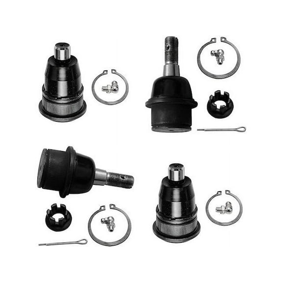 Front Ball Joint Set - Compatible with 2002 - 2004 Oldsmobile Bravada Base 2003
