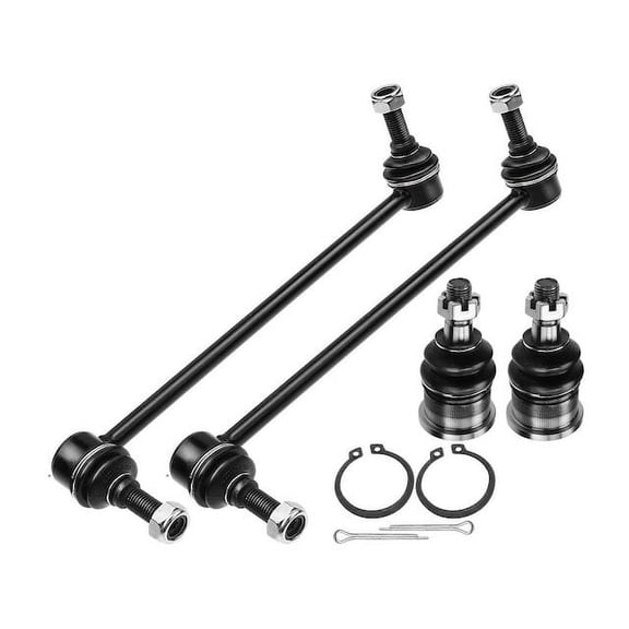 Front Ball Joint Sway Bar Link Kit 4 - Compatible with 1996 - 2007 Ford Taurus 1997 1998 1999 2000 2001 2002 2003 2004 2005 2006