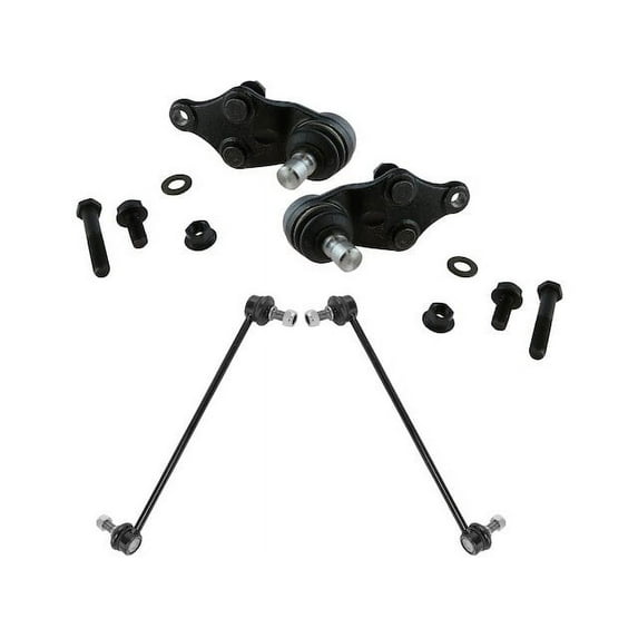 Front Ball Joint Sway Bar Link Kit 4 Piece - Compatible with 2014 - 2015 Kia Sorento