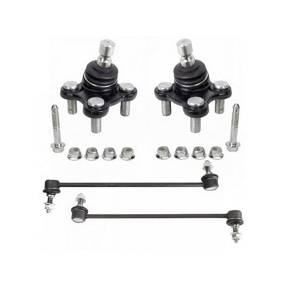 Front Ball Joint Sway Bar Link Kit 4 Piece - Compatible with 2016 - 2020 Hyundai Tucson 2017 2018 2019