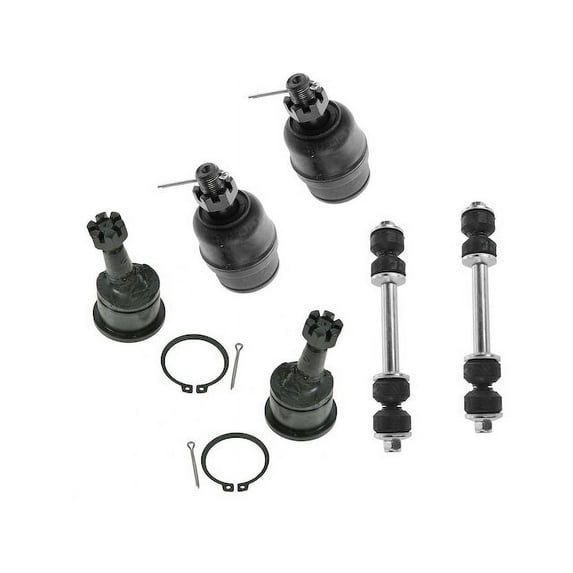 Front Ball Joint Sway Bar Link Kit 6 Piece - Compatible with 2004 Ford F-150 Heritage