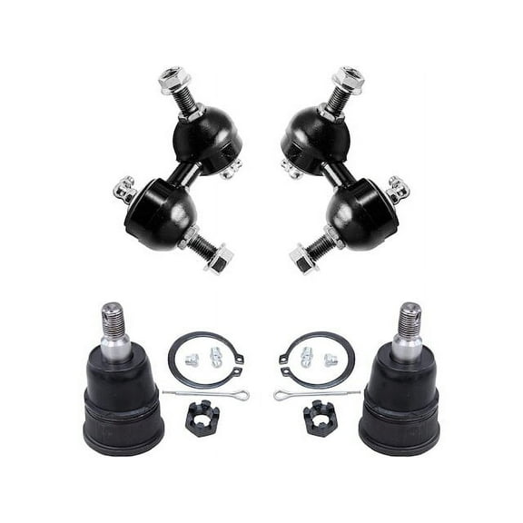 Front Ball Joint Sway Bar Link Kit - Compatible with 2003 - 2011 Honda Element 2004 2005 2006 2007 2008 2009 2010