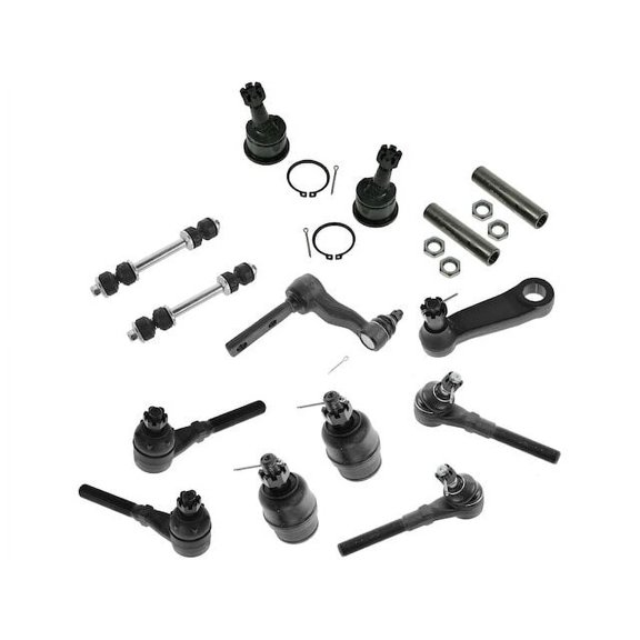 Front Ball Joint Sway Bar Link Tie Rod End Kit 14 Piece - Compatible with 2004 Ford F-150 Heritage 4WD