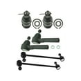 thumbnail image 1 of Front Ball Joint Sway Bar Link Tie Rod End Kit 6 Piece - Compatible with 2005 - 2007 Dodge Caravan 2006, 1 of 2