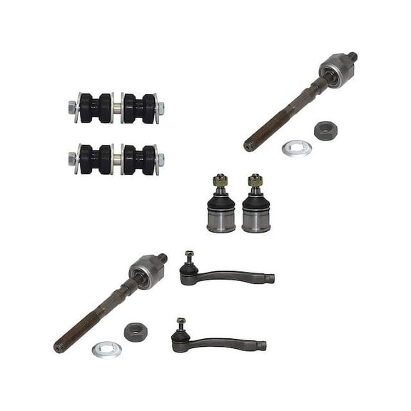 Front Ball Joint Sway Bar Link Tie Rod End Kit - Compatible with 1994 - 2001 Acura Integra 1995 1996 1997 1998 1999 2000