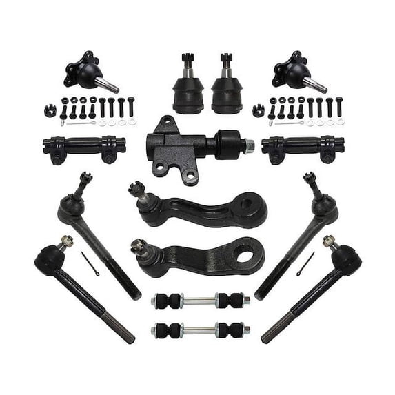 Front Ball Joint Sway Bar Link Tie Rod End Kit - Compatible with 1995 - 2000 Chevy Tahoe 1996 1997 1998 1999