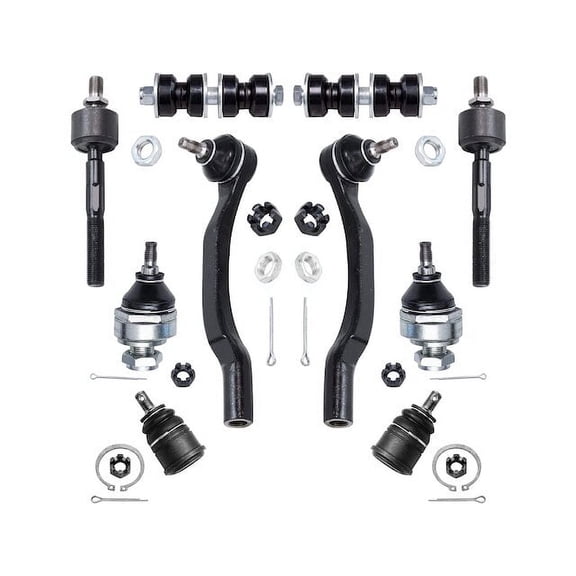 Front Ball Joint Sway Bar Link Tie Rod End Kit - Compatible with 1996 - 1999 Isuzu Oasis 1997 1998