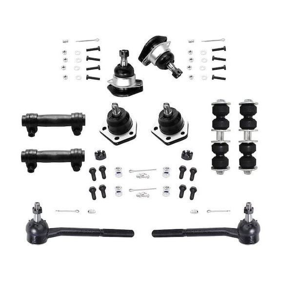 Front Ball Joint Sway Bar Link Tie Rod End Kit - Compatible with 1997 - 2001 Oldsmobile Bravada Base 1998 1999 2000