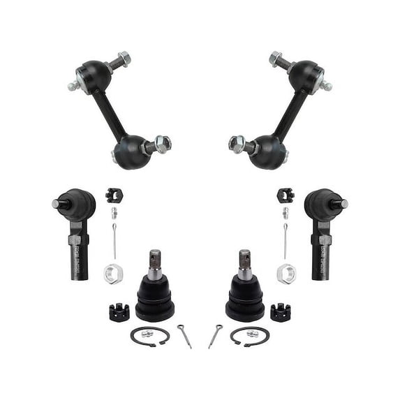 Front Ball Joint Sway Bar Link Tie Rod End Kit - Compatible with 2000 - 2003 Nissan Maxima 2001 2002