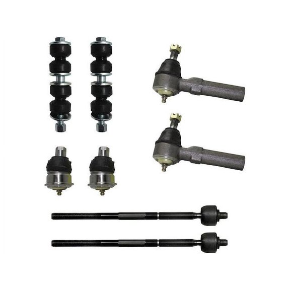 Front Ball Joint Sway Bar Link Tie Rod End Kit - Compatible with 2000 - 2005 Dodge Neon 2001 2002 2003 2004
