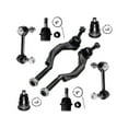thumbnail image 1 of Front Ball Joint Sway Bar Link Tie Rod End Kit - Compatible with 2004 - 2006 Chevy Trailblazer EXT 2005, 1 of 2