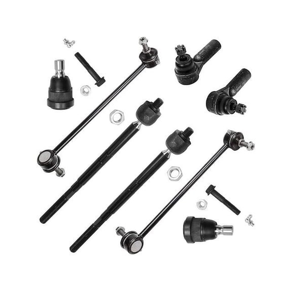 Front Ball Joint Sway Bar Link Tie Rod End Kit - Compatible with 2005 - 2007 Ford Escape 2006