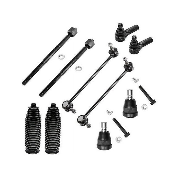 Front Ball Joint Sway Bar Link Tie Rod End Kit - Compatible with 2005 - 2009 Mercury Mariner 2006 2007 2008